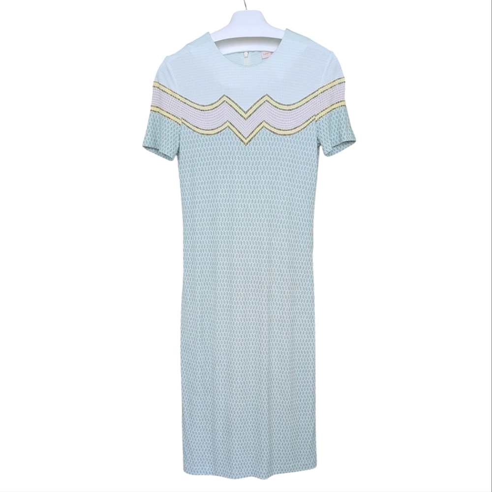Tory Burch Patterned Knee-length Shift Dress - image 1